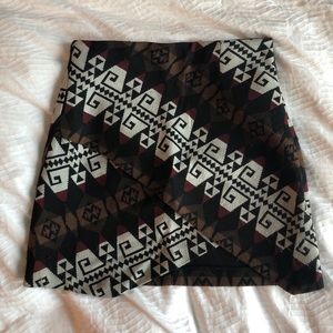 Zara Printed Mini Skirt - Size XS